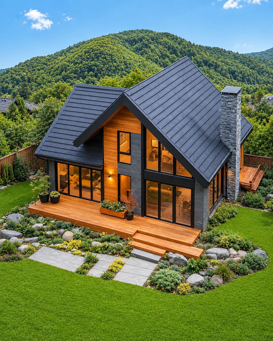 Chalet dağ evi — Fasad 03