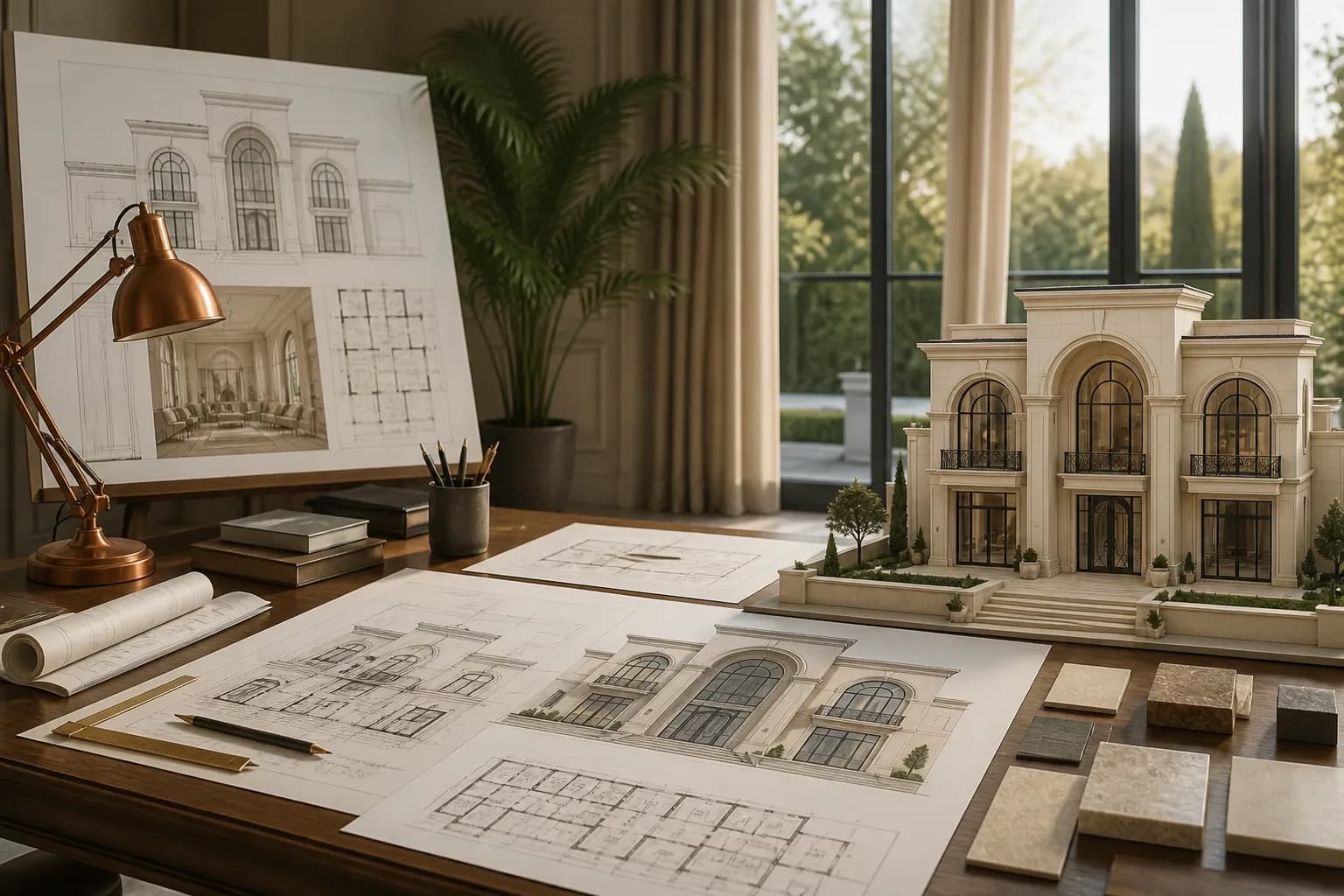 Villa memarlıq layihələndirmə — konsepsiya və işçi layihə
